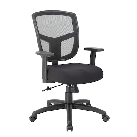 Boss Fabric Task Chair, Adjustable Arms B6022